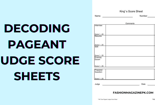 pageant judge score sheets