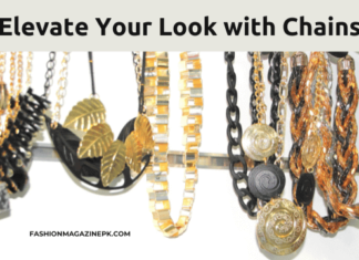 wear a chain over your shirt