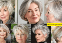 Wash and wear haircuts for women over 60 with thin and fine hair