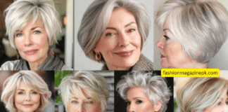 Wash and wear haircuts for women over 60 with thin and fine hair