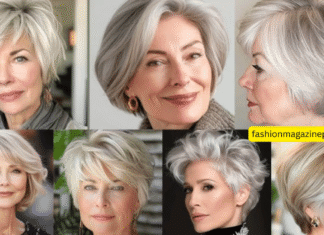 Wash and wear haircuts for women over 60 with thin and fine hair